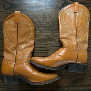 Tan Western Cowboy Boots, size men’s 7EE